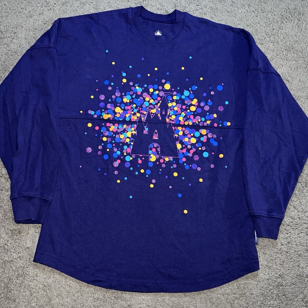 Disneyland Paris 30th Anniversary Sparkle Spirit Jersey Adult Size XS Purple